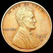 1918-S RED Wheat Cent CHOICE BU