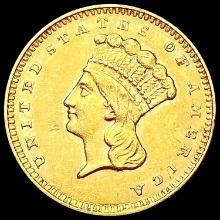 1857 Rare Gold Dollar UNCIRCULATED