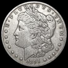 1891-CC Morgan Silver Dollar NEARLY UNCIRCULATED