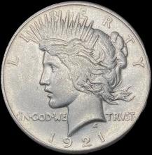 1921 Silver Peace Dollar CLOSELY UNCIRCULATED