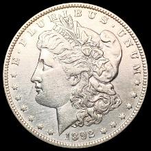 1892 Morgan Silver Dollar CLOSELY UNCIRCULATED