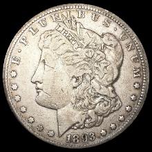 1893-CC Morgan Silver Dollar LIGHTLY CIRCULATED