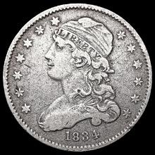 1834 Capped Bust Quarter LIGHTLY CIRCULATED