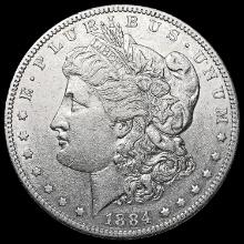 1884-S Morgan Silver Dollar CLOSELY UNCIRCULATED