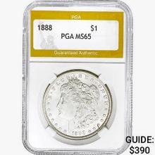 1888 Morgan Silver Dollar PGA MS65