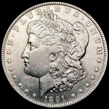 1891-O Morgan Silver Dollar CLOSELY UNCIRCULATED