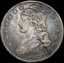 1836 Capped Bust Half Dollar LIGHTLY CIRCULATED