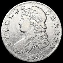 1834 Capped Bust Half Dollar NICELY CIRCULATED