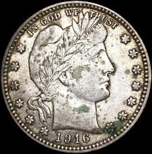 1916-D Barber Quarter CLOSELY UNCIRCULATED