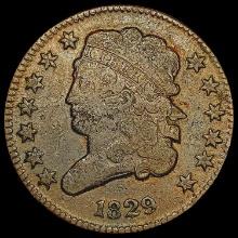 1829 Classic Head Half Cent NEARLY UNCIRCULATED