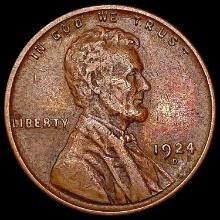 1924-D Wheat Cent LIGHTLY CIRCULATED