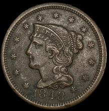 1848 Braided Hair Large Cent CLOSELY UNCIRCULATED