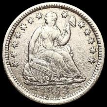 1853 Arws Seated Liberty Half Dime CLOSELY UNCIRCU