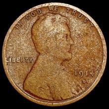 1914-D Wheat Cent LIGHTLY CIRCULATED