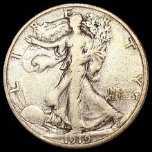 1919-S Walking Liberty Half Dollar NICELY CIRCULAT