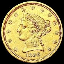 1856 $2.50 Gold Quarter Eagle NEARLY UNCIRCULATED