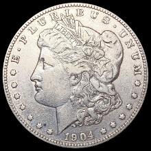 1904-S Morgan Silver Dollar NEARLY UNCIRCULATED