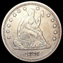 1876 Seated Liberty Quarter LIGHTLY CIRCULATED