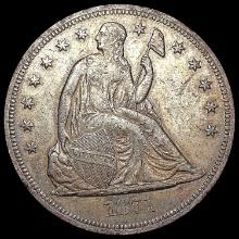 1871 Seated Liberty Dollar CLOSELY UNCIRCULATED