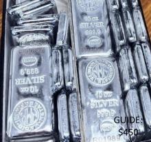 1 - 10ozt .999 Silver Bar - HIGH DEMAND