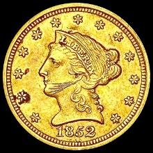 1852 $2.50 Gold Quarter Eagle CHOICE AU