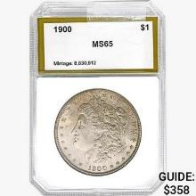 1900 Morgan Silver Dollar PCI MS65