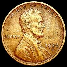 1926-S RB Wheat Cent CHOICE AU