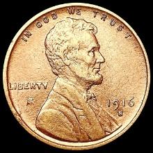 1916-S Wheat Cent CHOICE AU