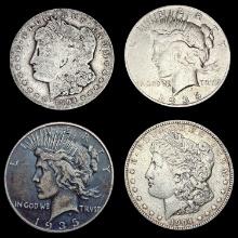 [4] Varied US SilveDollars [1904, 1904-S, 1935, 19