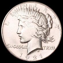 1921 Silver Peace Dollar CLOSELY UNCIRCULATED