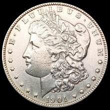 1901 Morgan Silver Dollar CLOSELY UNCIRCULATED