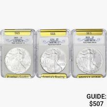 2003-2005 [3] Silver Eagle SGS MS70