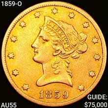 1859-O $10 Gold Eagle