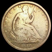 1840-O Seated Liberty Half Dollar NICELY CIRCULATE