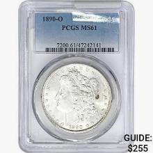 1890-O Morgan Silver Dollar PCGS MS61