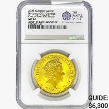 2023 G.Britain Â£100 1oz. Gold 360th NGC MS68 Brita