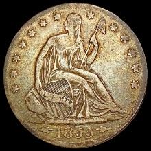1855-O Seated Liberty Half Dollar LIGHTLY CIRCULAT