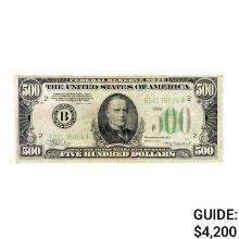 1934 $500 Federal Reserve Note