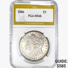 1886 Morgan Silver Dollar PGA MS66