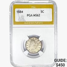 1884 Liberty Victory Nickel PGA MS62