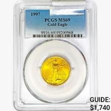 1997 $10 1/4oz. Gold Eagle PCGS MS69