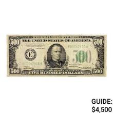 1934 $500 Federal Reserve Note