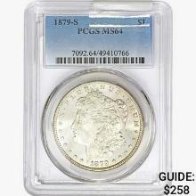 1879-S Morgan Silver Dollar PCGS MS64