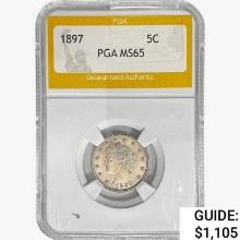 1897 Liberty Victory Nickel PGA MS65