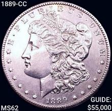 1889-CC Morgan Silver Dollar