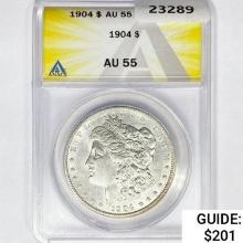 1904 Morgan Silver Dollar ANACS AU55