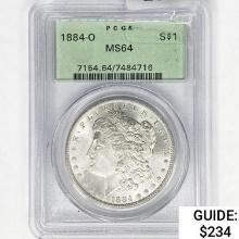 1884-O Morgan Silver Dollar PCGS MS64