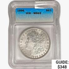 1896 Morgan Silver Dollar ICG MS65