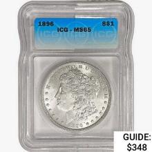 1896 Morgan Silver Dollar ICG MS65