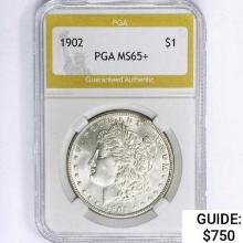 1902 Morgan Silver Dollar PGA MS65+